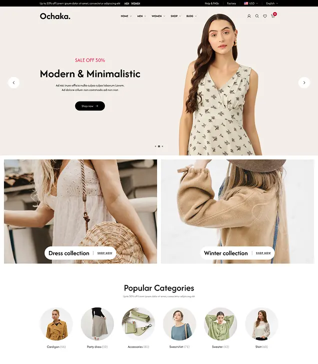 Mode, minimaliste