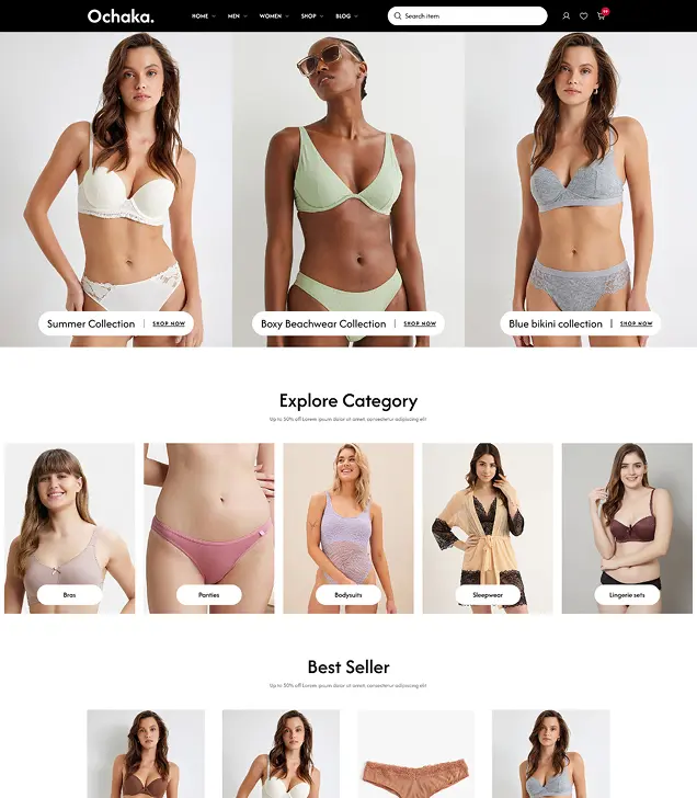 Mode, lingerie