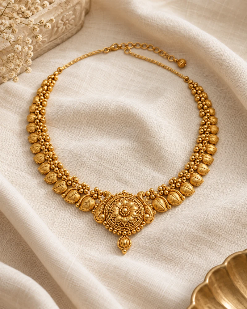 Necklaces, gold jewelry collection