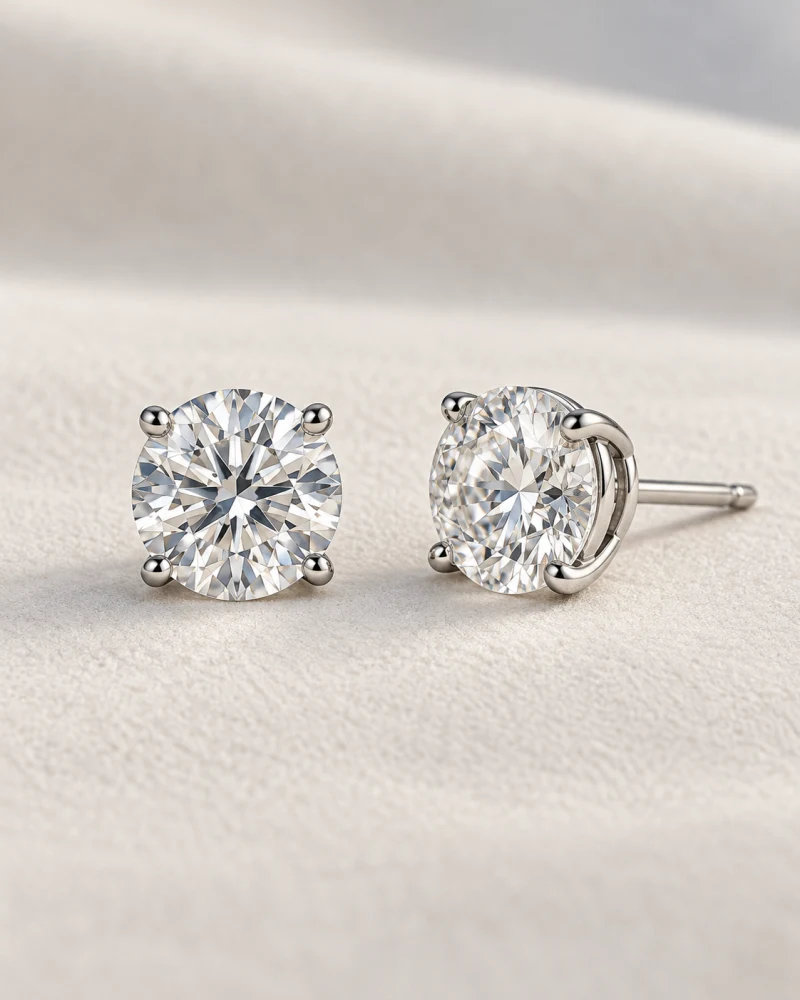 Studs, platinum jewelry collection